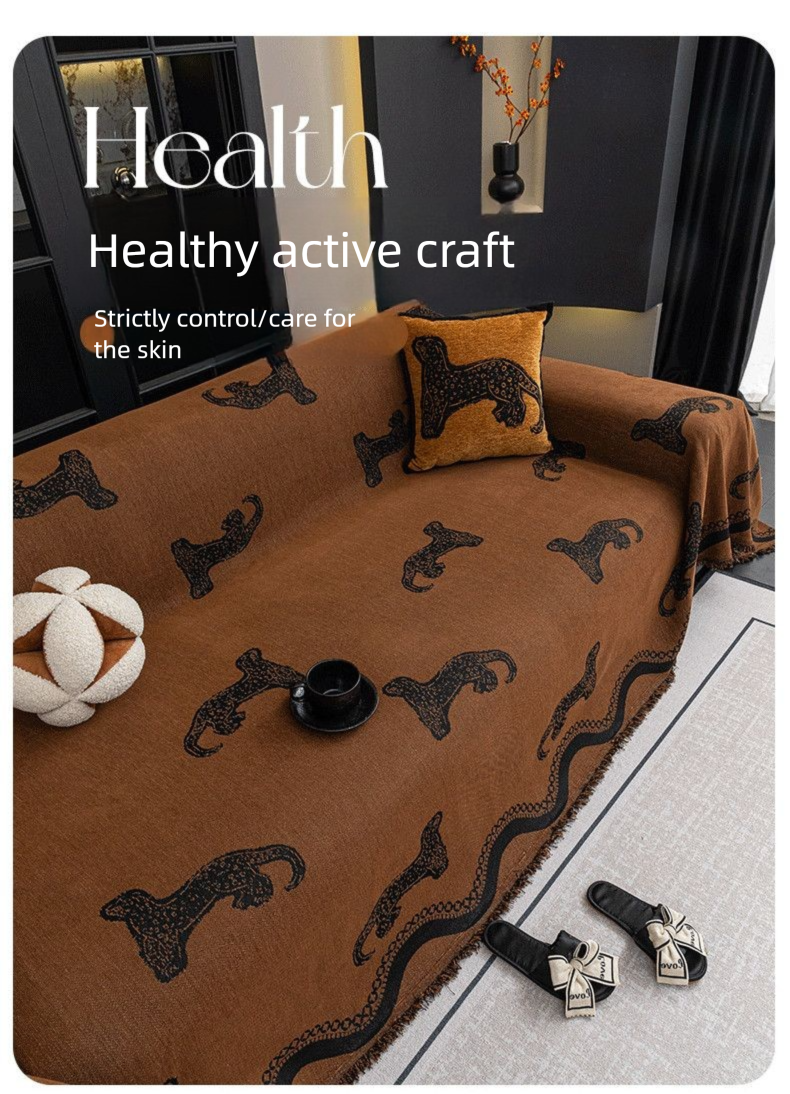 Puxu Chenille Cover Light Luxury Versatile High-end Feel Cat Scratch Resistant Universal Sofa Cushion_voghion.com