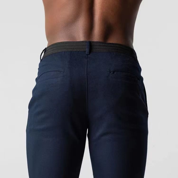 Hierscht Nei Männer Casual Hosen Waasserdicht Hosen Japanesch Business Villsäiteg Elastizitéit Taille Héichqualitéit Laang Hosen Fir Männer_voghion.com