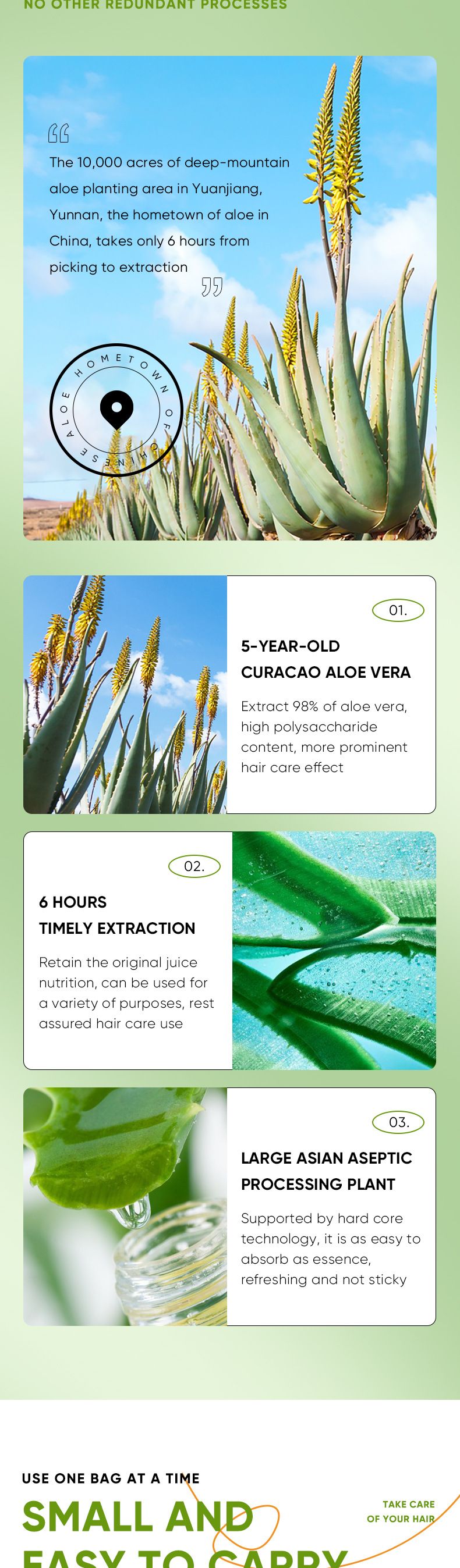 Maschera per capelli all'aloe vera 10 g*20 pezzi liscia, migliora l'effetto crespo, portatile_voghion.com