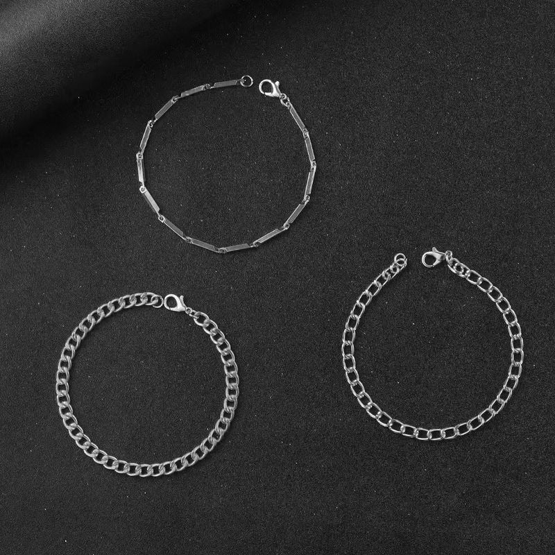 Simple ins cold wind diamond bamboo bracelet hip hop technology sense_voghion.com