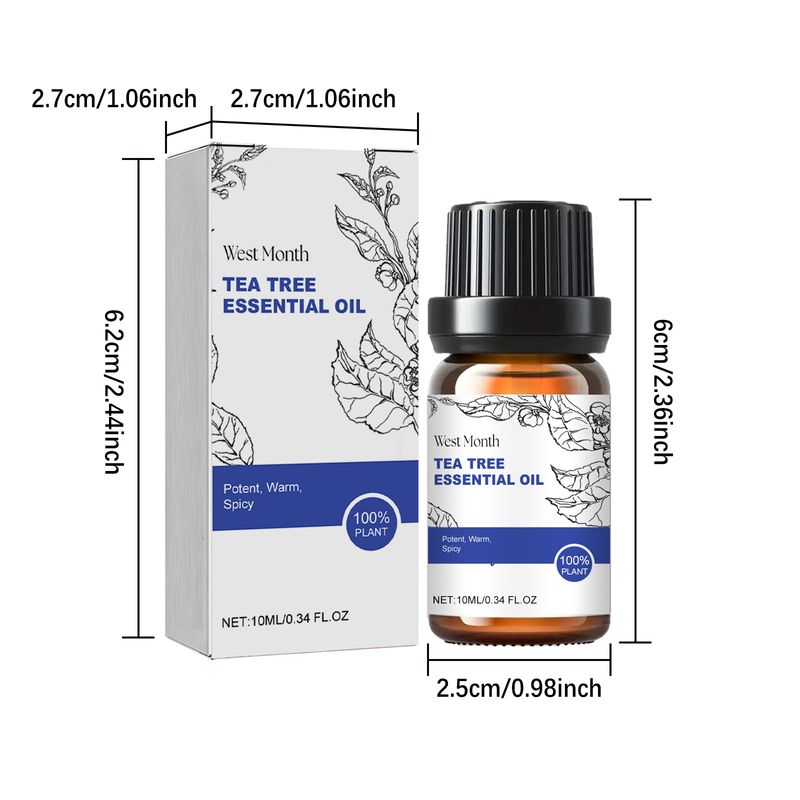 West&month Tea Tree Essence Nail Care Multi Effect eteerinen öljy kosteuttavaan kasvojen ihoon_voghion.com