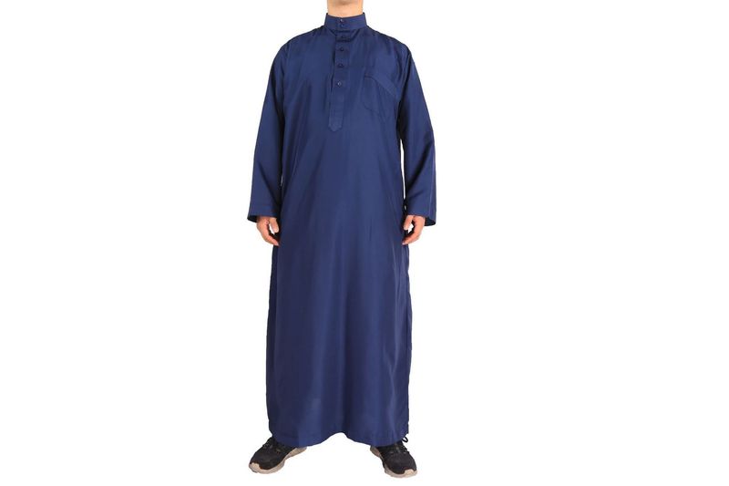 Men's Clothing Robe Men's Robe Long Gown Men's Long Gown_voghion.com