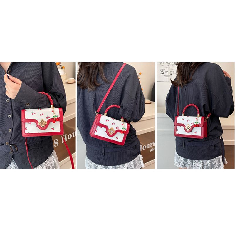 Borsa a mano alla moda, lussuosa e dolce, autunno 2024, nuova borsa a tracolla quadrata piccola, elegante e unica, dal design di nicchia._voghion.com