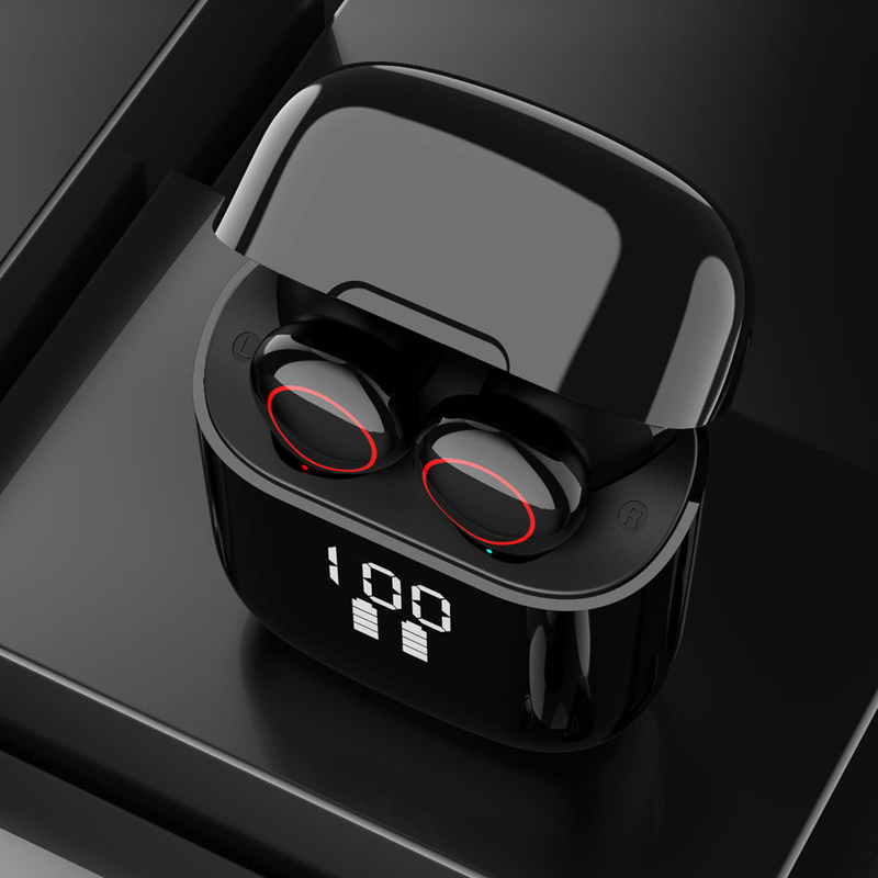 L31pro Oortelefoon Bluetooth-compatibel 5.0 Digitaal Display Mini True Wireless Stereo In-ear oordopjes voor smartphone_voghion.com