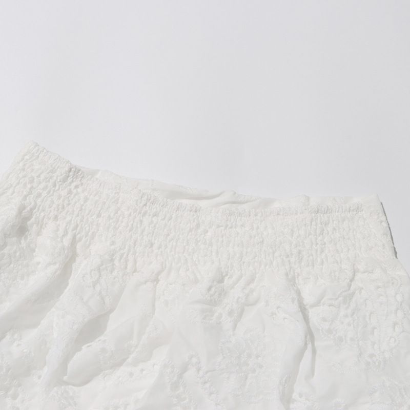 Vêtements pour femmes, col rond, gilet sans manches, taille haute, jupe brodée, costume deux pièces_voghion.com