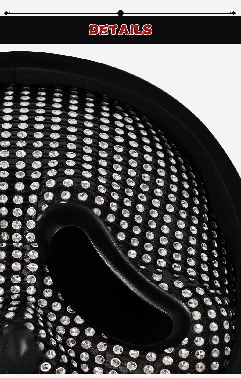 Novi proizvodi za Noć vještica iz 2024. s maskom za lice Diamond Scream Ghost, rekviziti za kostime COS Makeup Ball_voghion.com