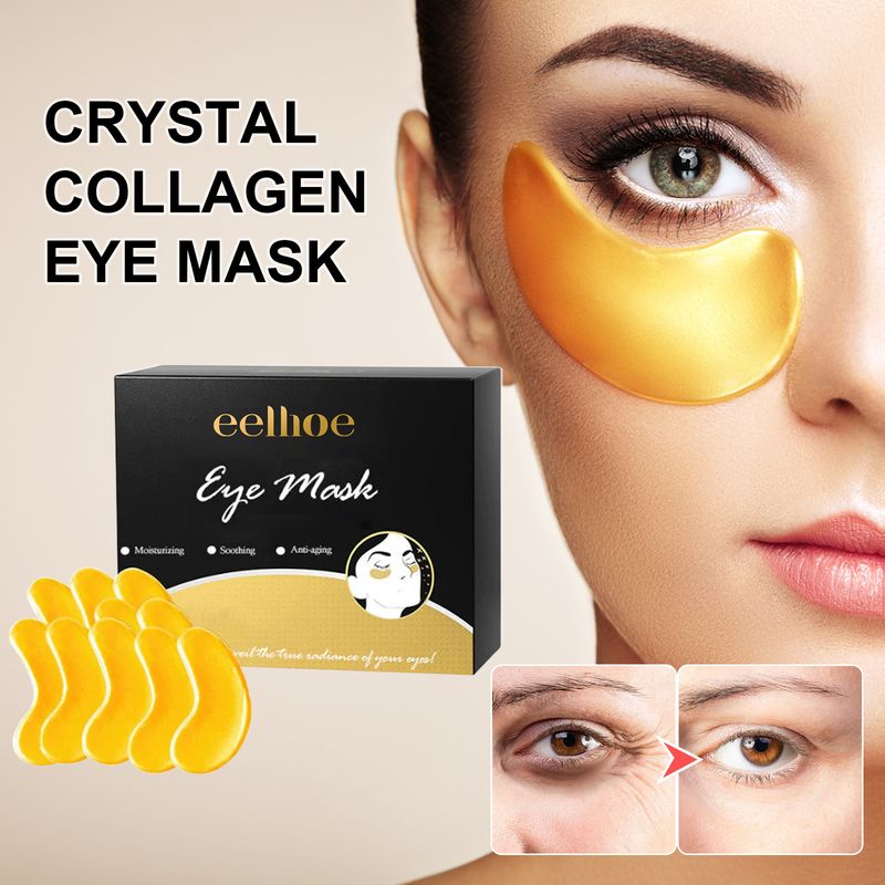 EELHOE Crystal Collagen spendet der Haut um die Augen Feuchtigkeit, reduziert feine Linien, strafft und hebt die Augenmaske_voghion.com