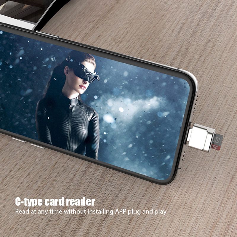 USB 3.1 High Speed OTG Typ-C Kartenleser USB-C TF Micro SD Adapter TF Micro-SD Otg Telefon Adapter micro sd kartenleser mini_voghion.com