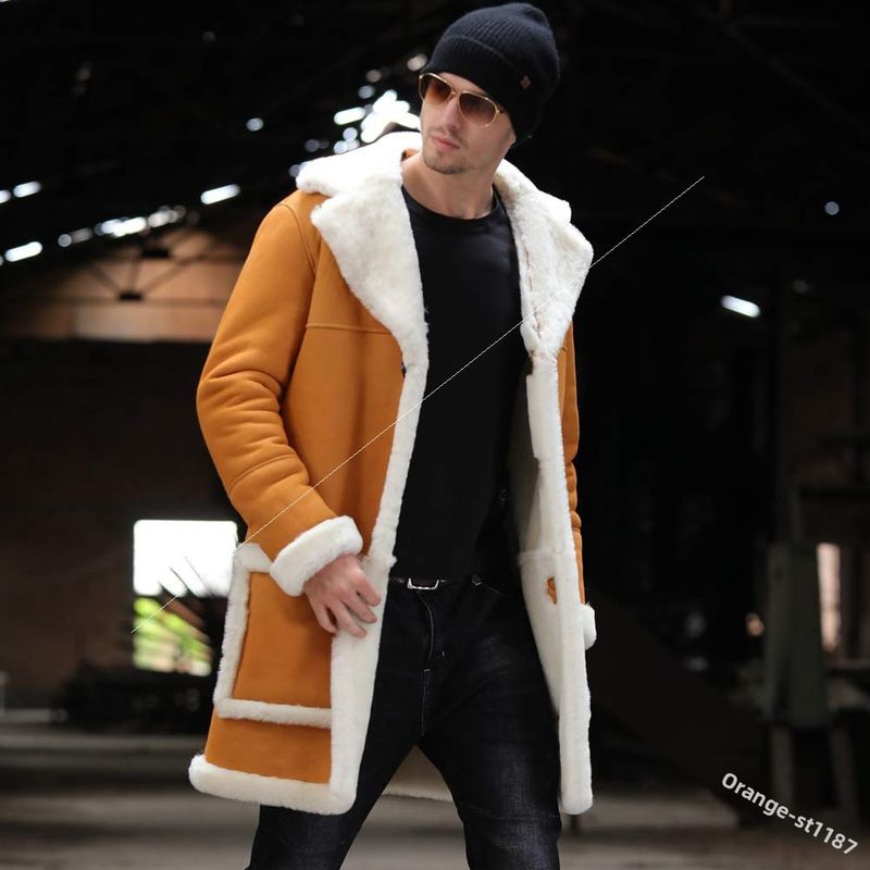 Winter 2021 New Fur-Lined Men's Coat Best-Selling Thickened Jacket_voghion.com