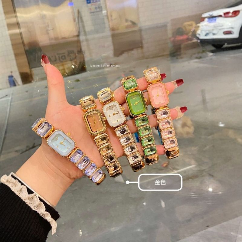 Orologio da donna Shijia con cinturino in quarzo e piccolo cubetto di zucchero, stile studentesco, stile Live_voghion.com