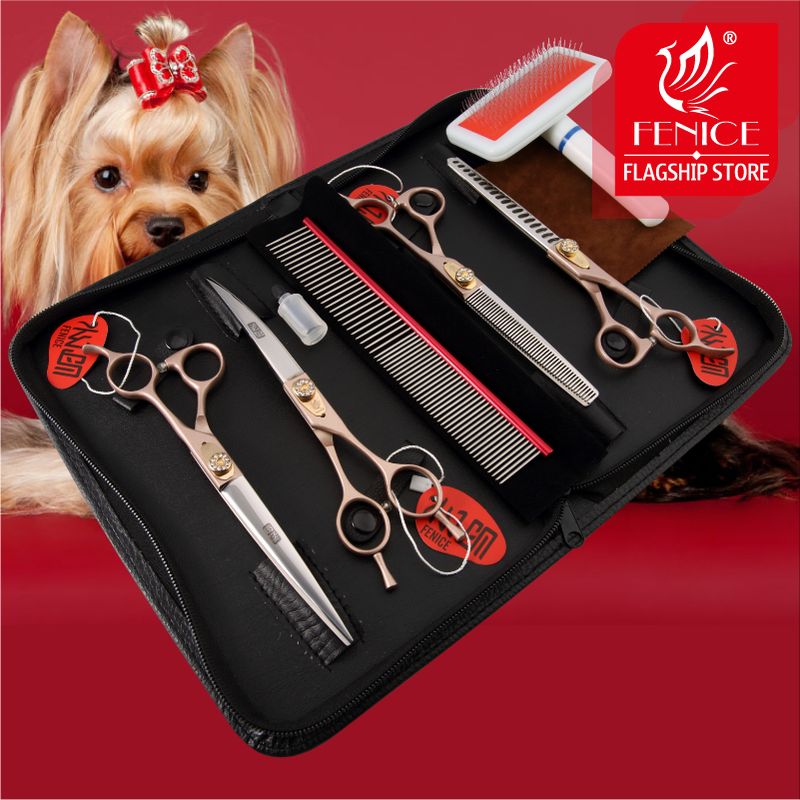 Dog Scissors Fenice 7/7.5 Inches By PawParty Store_voghion.com