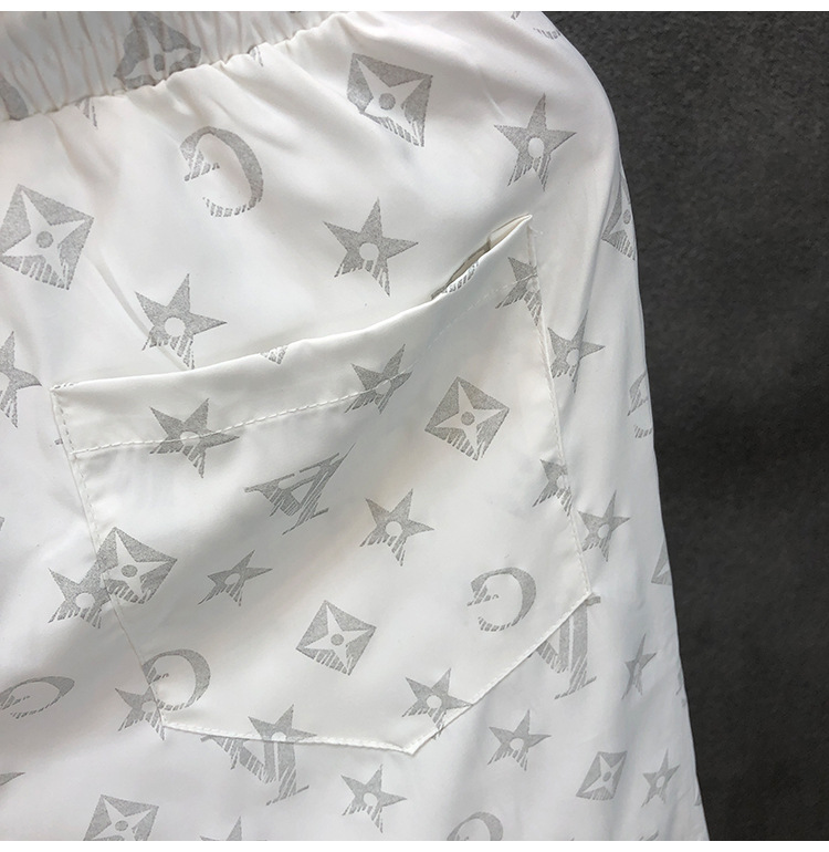 Sommershorts für Herren, dünne Sommersport-Strandhosen für Herren, trendige, locker sitzende Homewear-Hosen und Caprihosen für Herren_voghion.com