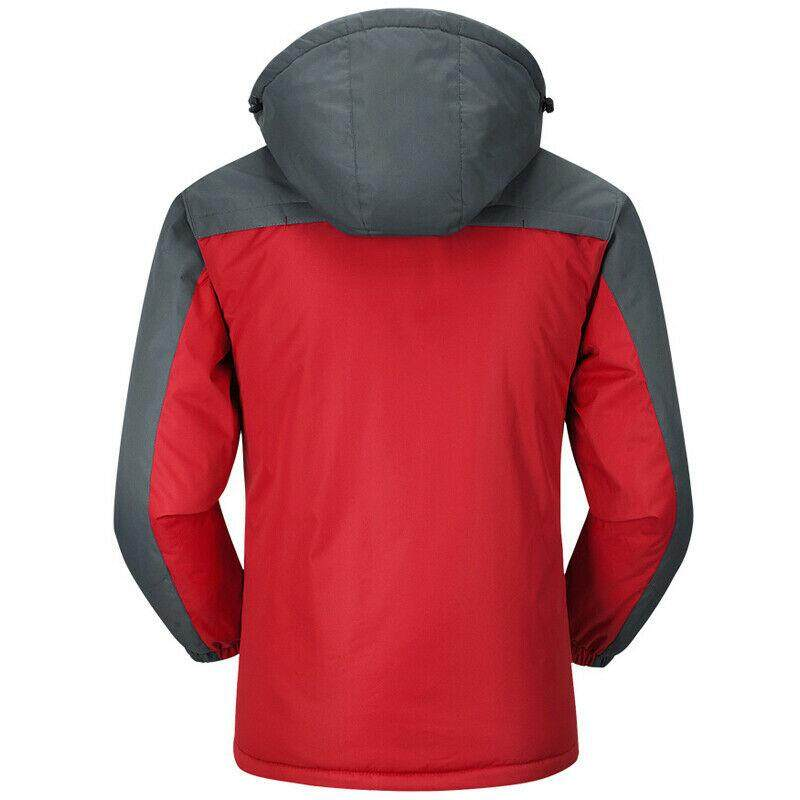 Giacca invernale spessa e calda unisex Cappotto con cappuccio antivento da neve da sci Capispalla da esterno642_voghion.com