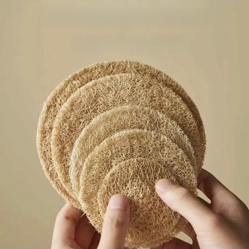 Absorbent Loofah Pot Yixing Teapot Mat, Tea Ceremony Accessories, Heat Insulation Rattan Woven Base Mat_voghion.com