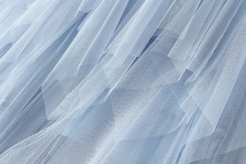 new autumn style temperament high waist slimming super fairy flower bud irregular mesh skirt female 8063_voghion.com