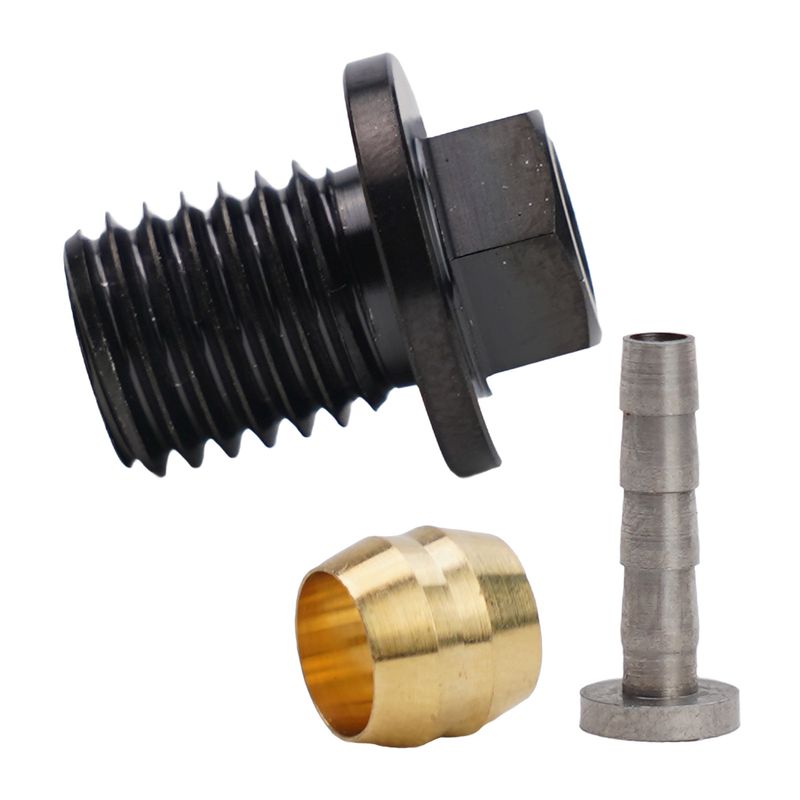 Insrt en verbindingsmoer voor hydraulische remslang olie NDL met schroef voor Shimano SM-BH90-JK-SSR RVS_voghion.com