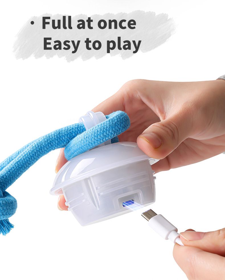 Vendita calda Smart Electric Ball con suono di abbaio incorporato, giocattolo per cani di piccola, media e grande taglia_voghion.com
