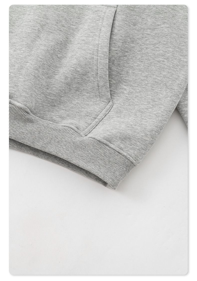 Herrenbekleidung Herbst Retro Pin Print Plüsch Top Lose Schwere Kapuzenpullover Herren Trend_voghion.com