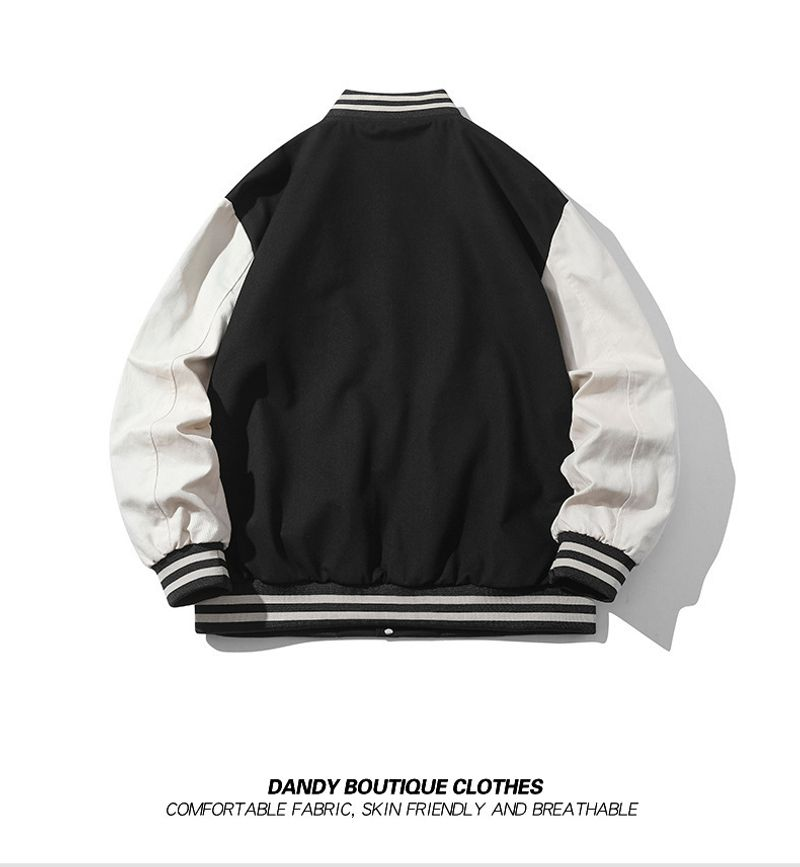 2021 neue Jacke Trend Baseball Neck Strickjacke Overlay Mode Casual Top für Männer_voghion.com