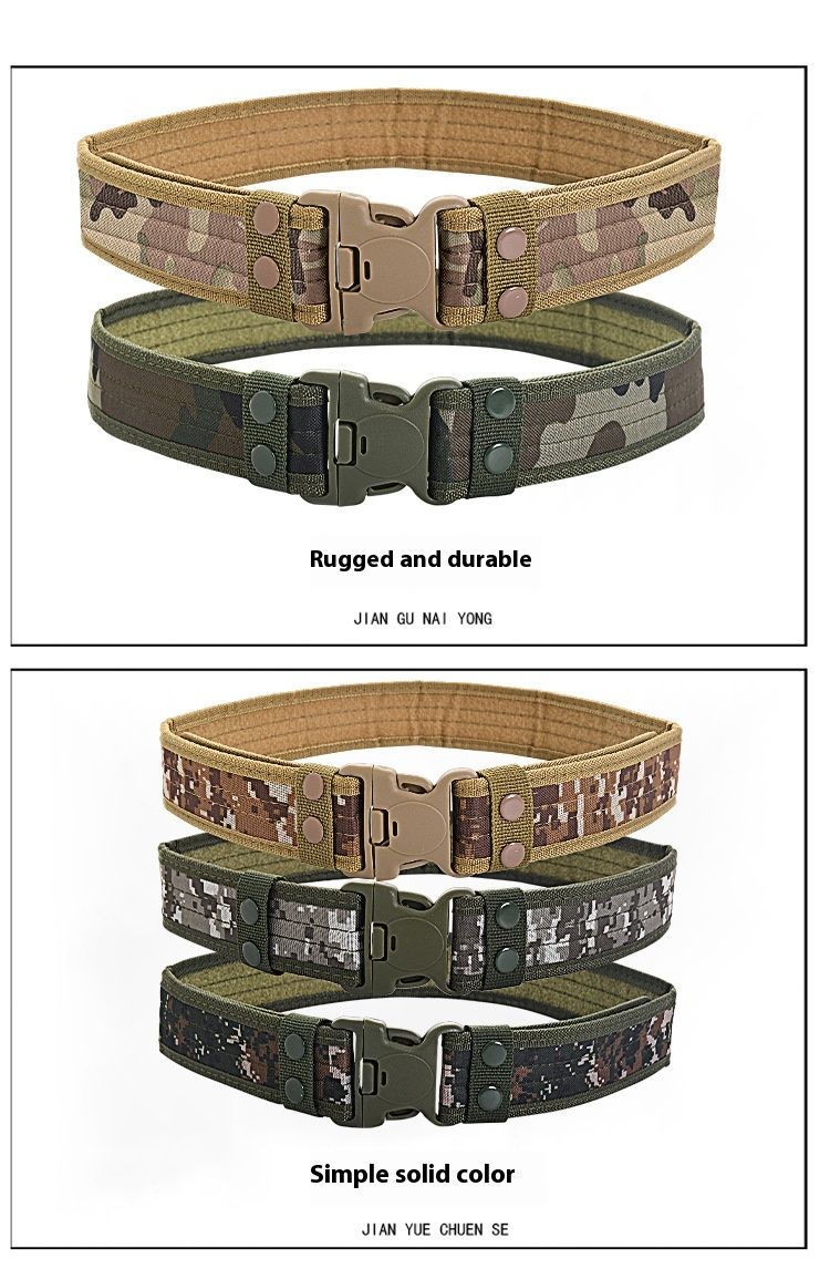 2024. aasta uus 5 cm laiune mähitud servaga meeste välistingimustes treenimise vöö, plastpandlaga lõuendivöö, oluline taktikaline vöö sõjaväefännidele_voghion.com