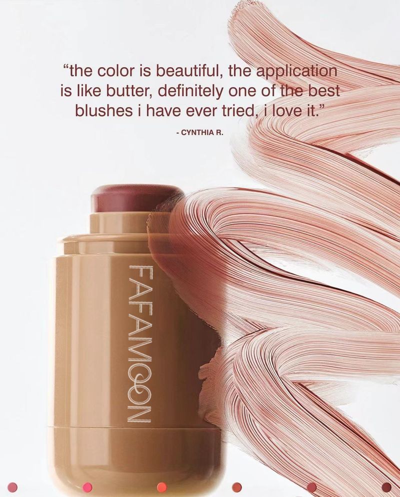 Blush Stick Fit Natural Long Lasting Matte Rouge Pudră Fard de obraz Cremă Ruj pentru obraji Machiaj ușor de culoare _voghion.com