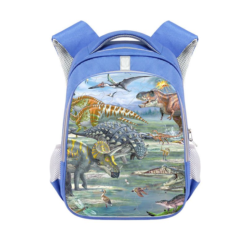 2025 Ny Dinosaur Student Ryggsäck Tecknad Dagis Skolväska Barn Multifunktionell Ryggsäck Gränsöverskridande Partihandel Hot_voghion.com