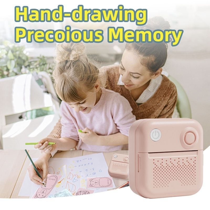 Mini Label Printer Thermal Portable Printing Photos Documents Error Correction Home Storage Machine_voghion.com