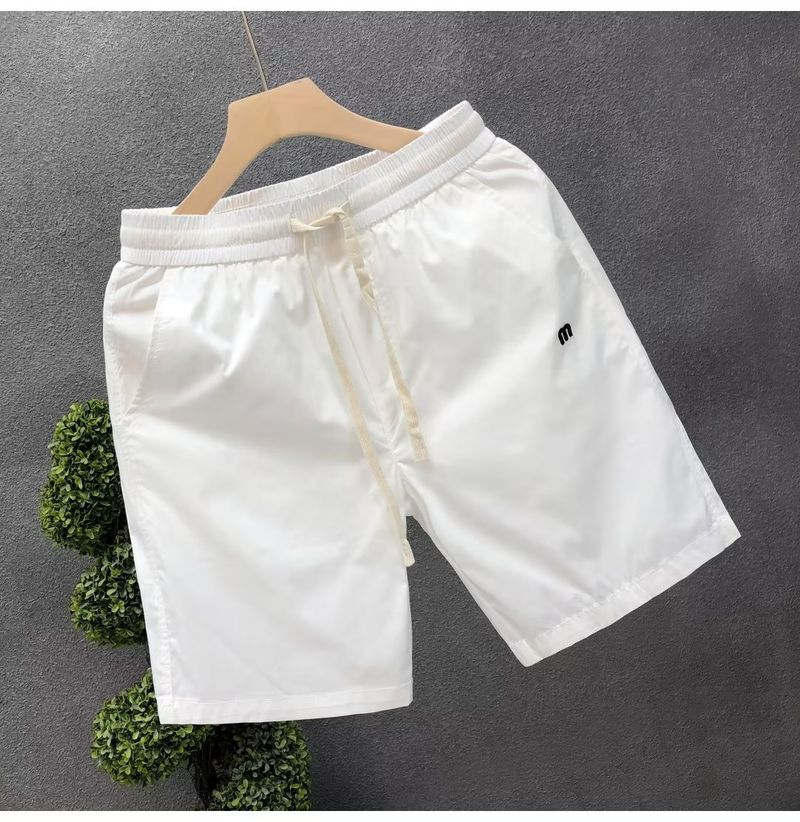Men's Clothing 2024 Summer New Casual Shorts Men's Lightweight All match Five point Casual Pants Drawstring Elastic Half length Overalls_voghion.com