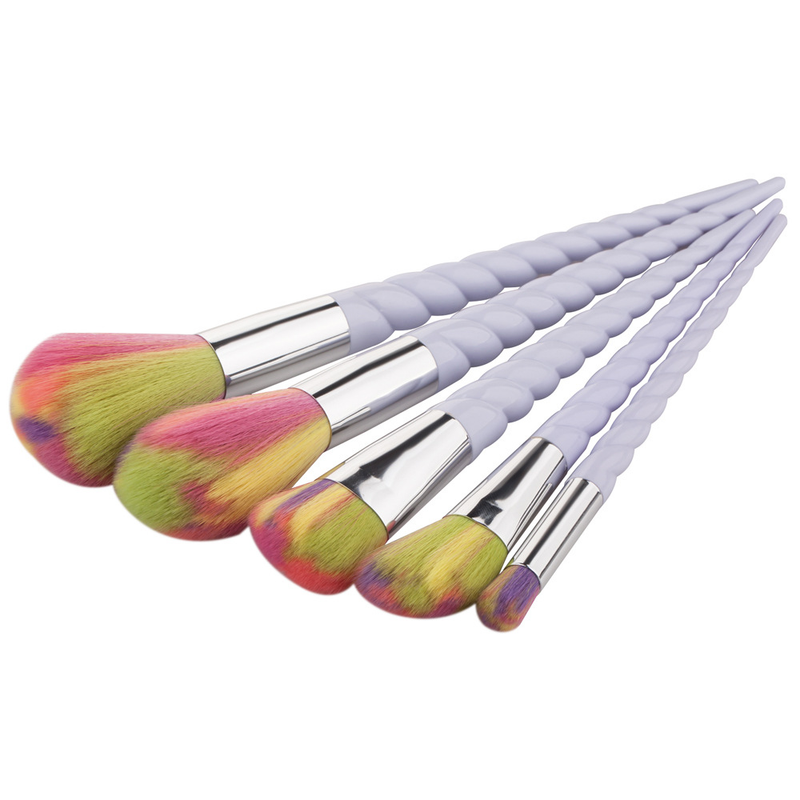 5 Einhorn Make-up Pinsel Set Beauty-Tools Make-up-Tools Faden GUJHUI Yuncai_voghion.com