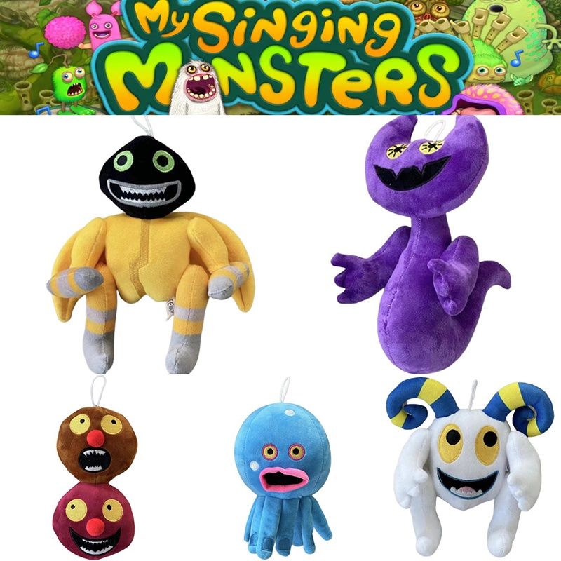Plush Monsters My Singing Toy With Music Box Cartoon Animal Kids For Entertainment_voghion.com