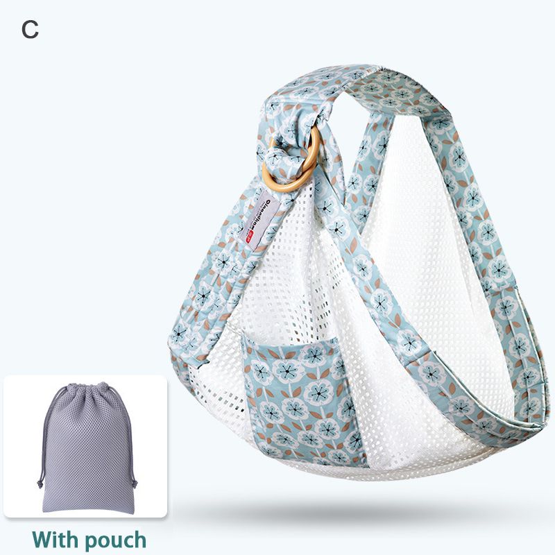 Babytragetuch für Neugeborene, doppelt verwendbar, Stilltuch, Netzstoff, Stilltragen bis zu 59 kg (0–36 M)_voghion.com