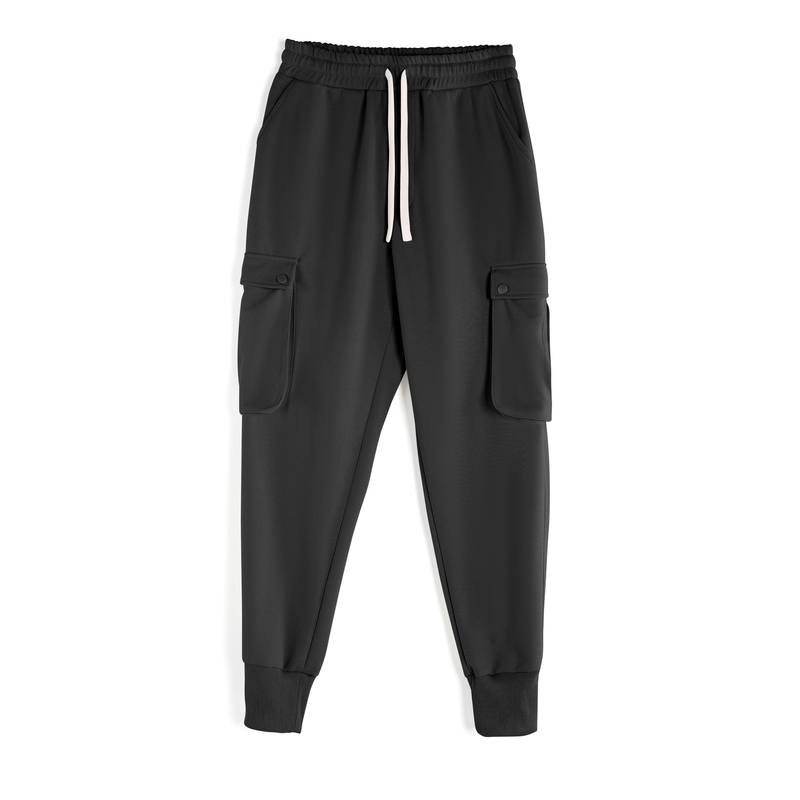 Men's Clothing workwear cropped trousers sports leisure daily outdoor running training wear_voghion.com