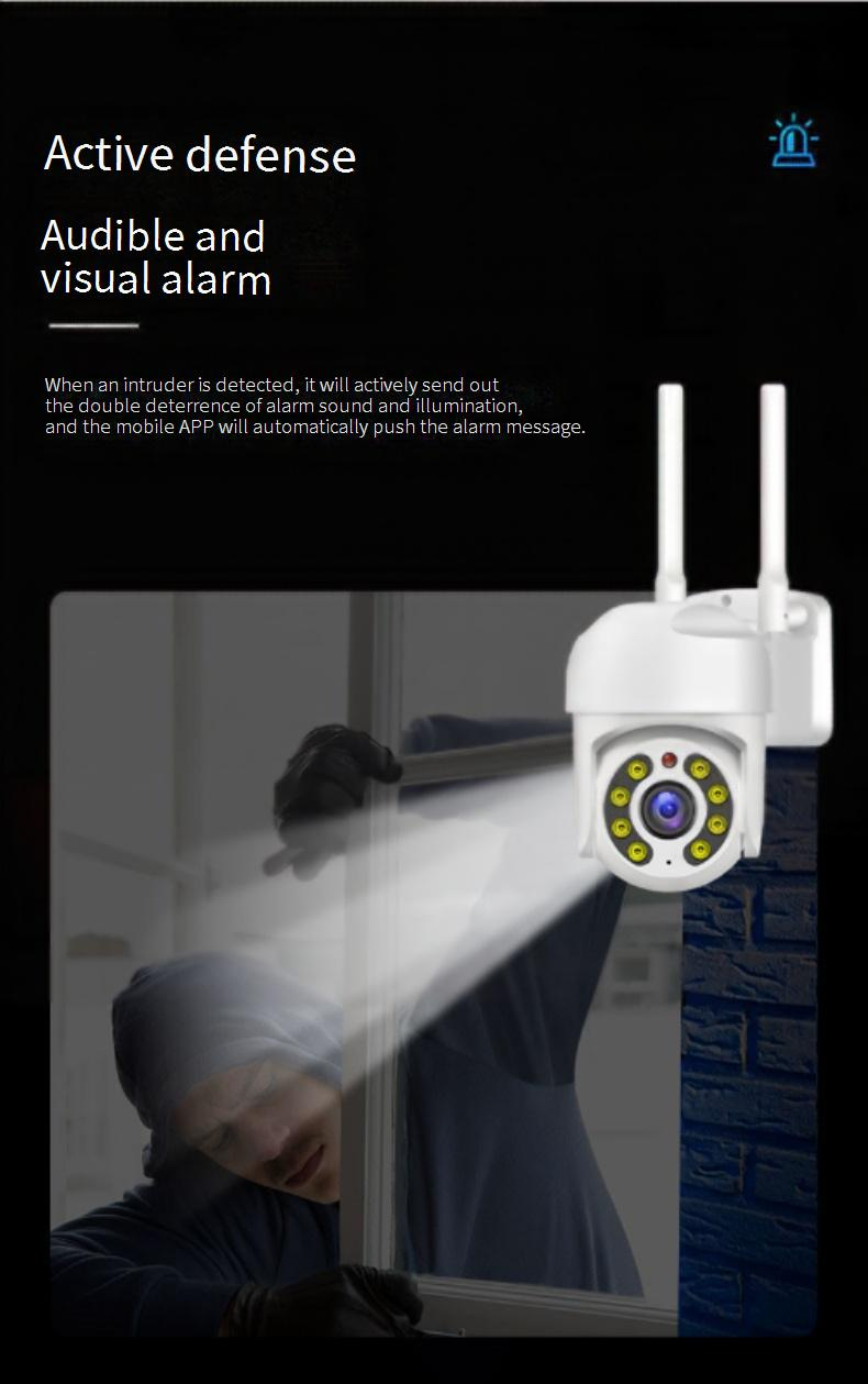 Security Cameras Wireless 5G Dual Band Full Color Night Vision Mobile Phone Remote Outdoor Ball Machine Waterproof Home Camera_voghion.com