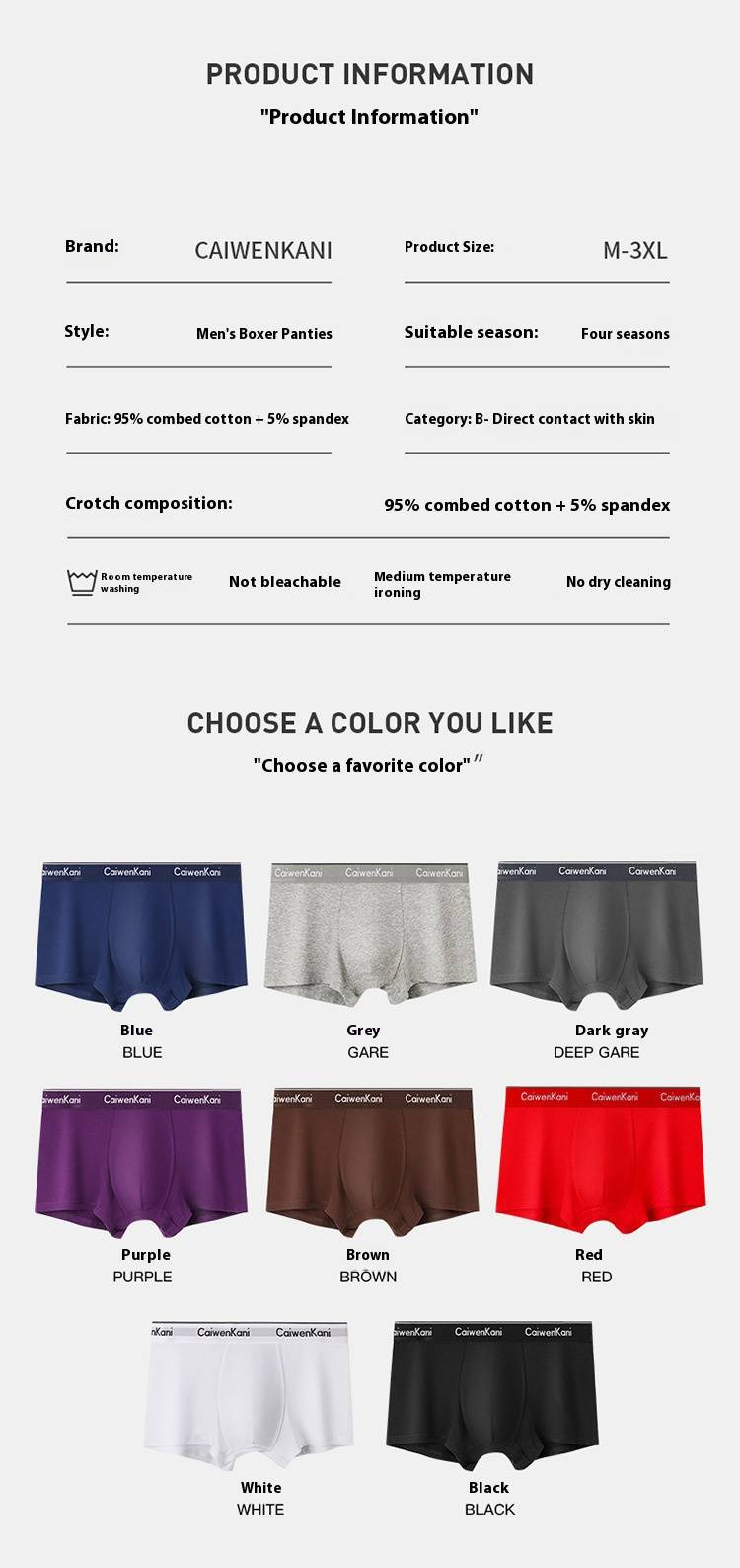 Men's Underwear Boxer Briefs Breathable Cotton Modal Four Corner Cɼckν Thin Shorts Pants Gift Box_voghion.com