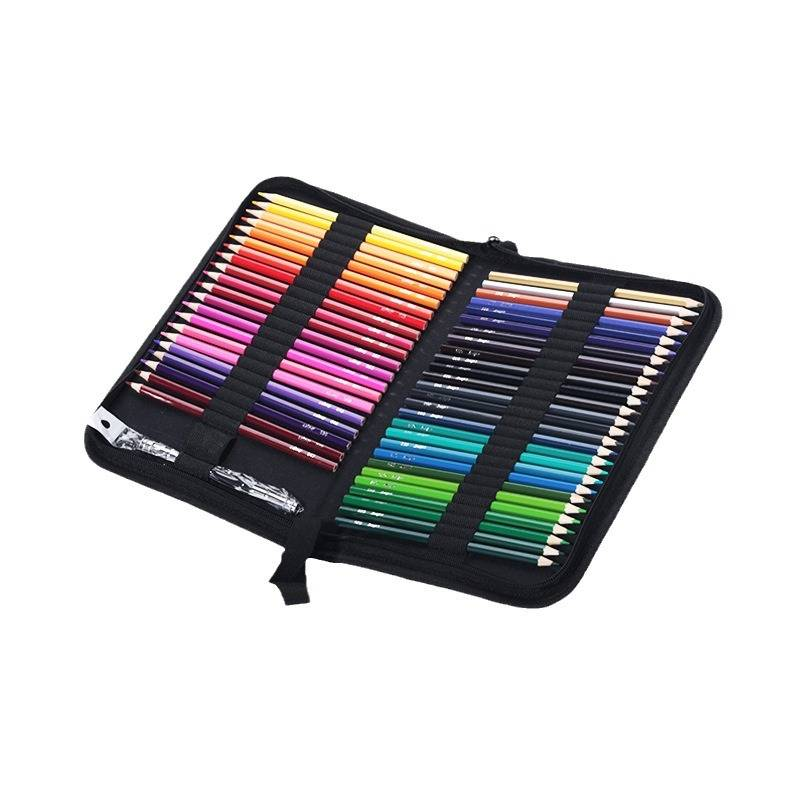 Joywish 72-Farben-Oxford-Tasche mit Reißverschluss für Buntstifte – Bleistift-Organizer für Künstler und Studenten, tragbarer Kunstbedarfskoffer zum Skizzieren und Zeichnen_voghion.com