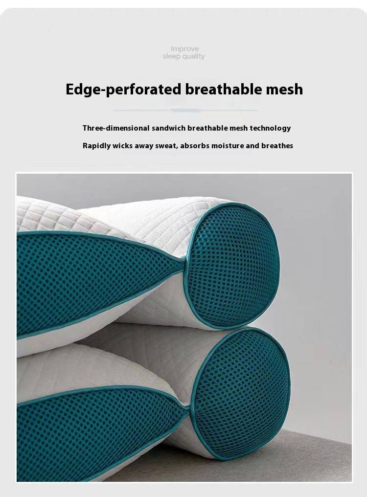 Cuscino cervicale ortopedico – Altezza regolabile (1-5 cm), rivestimento in maglia traspirante, sollievo dal dolore al collo e supporto per l'allineamento della colonna vertebrale per adulti (verde/grigio)_voghion.com
