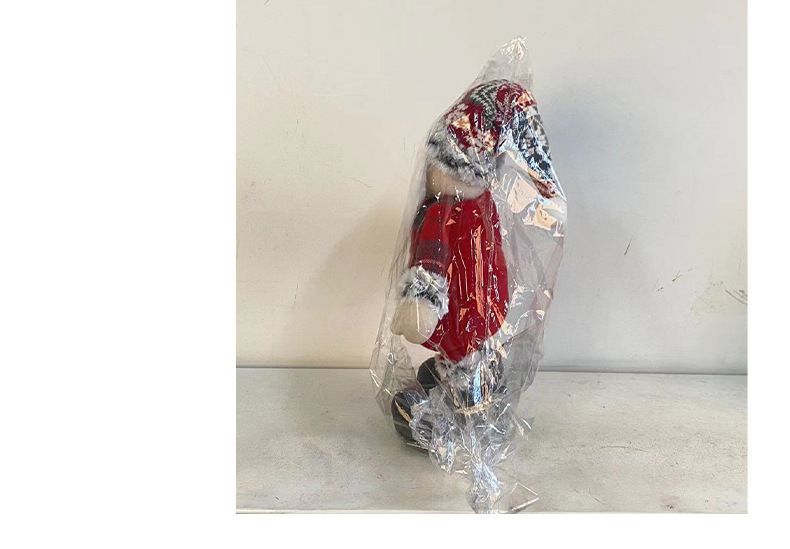 Juldekoration Jul utdragbar docka söt älgdocka jultomten hög hatt docka fönsterdekoration_voghion.com