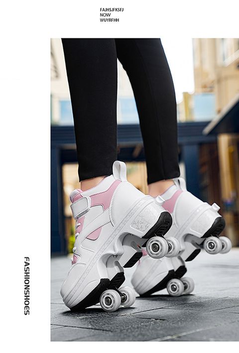 Dziecięce buty gorąco sprzedające się rolki 4 kółka chowane rolki dla mężczyzn kobiet nastolatków i dzieci buty do biegania_voghion.com