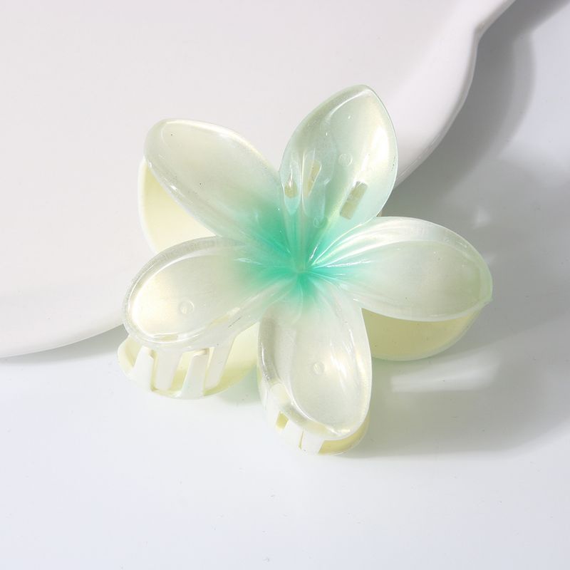 Haarklammer in Blumenform, Farbverlauf, Blumen-Haarspange, Haarspange für den Hinterkopf, leichtes Haar-Accessoire_voghion.com