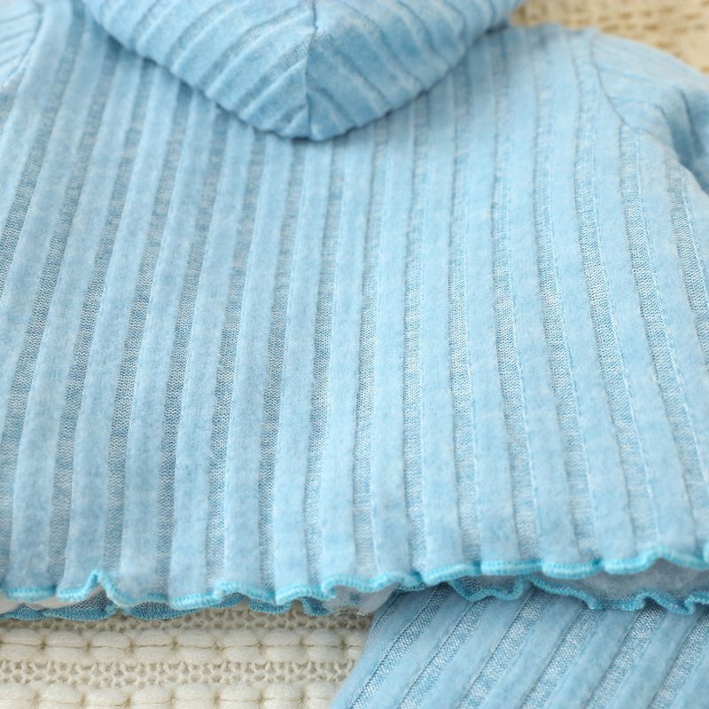 2024 Abbigliamento per bambini, stile carino, tinta unita, felpa con cappuccio, pantaloni a zampa d'elefante_voghion.com