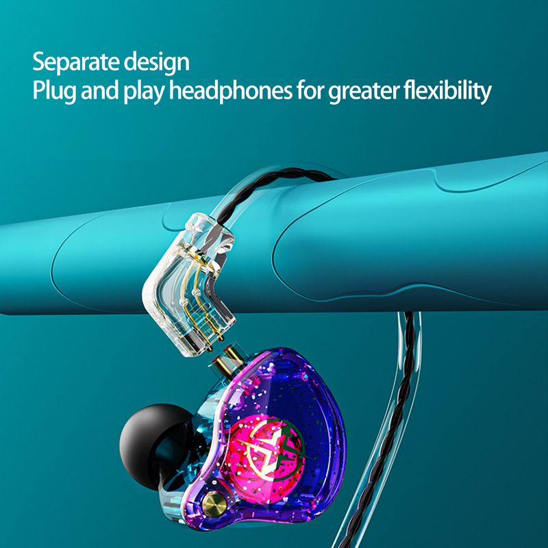 Headphone Dynamic Coil HiFi Waterproof Stereo Sound 3.5mm In-ear Wired Headset Phone Accessories_voghion.com