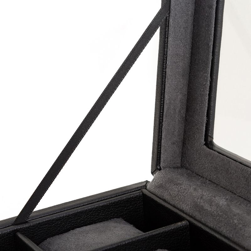 Black Green New Lychee Pattern High End Watch Box 3 Bit 6 Bit 12 Bit Double Layer Watch Jewelry Storage Box_voghion.com