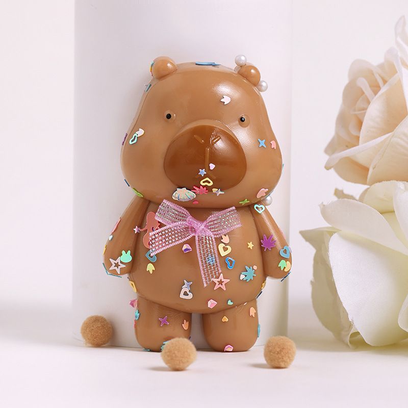 Schaum Squishies Bär Squeeze Musik Schlamm Dekompression Langsam Rebound Spielzeug Nette Dekompression Flüssigkeit Squeeze Vent_voghion.com