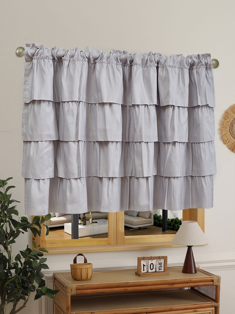 Cortinas semitransparentes modernas – cortinas de poliéster com babados para sala de estar (forro 100% blackout opcional, sem necessidade de furação, branco/prata/verde)_voghion.com