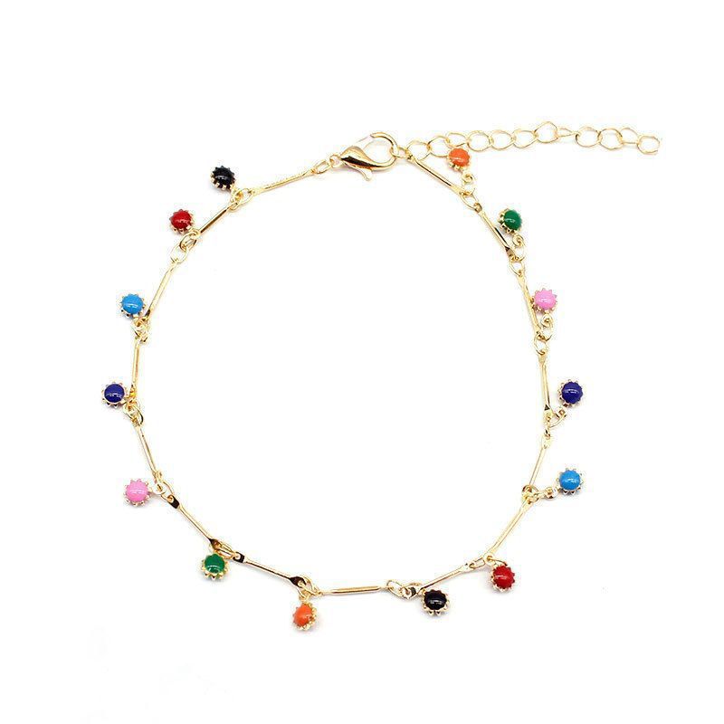 Accessori Moda Tendenza Semplice Cavigliera da Donna con Girasole_voghion.com