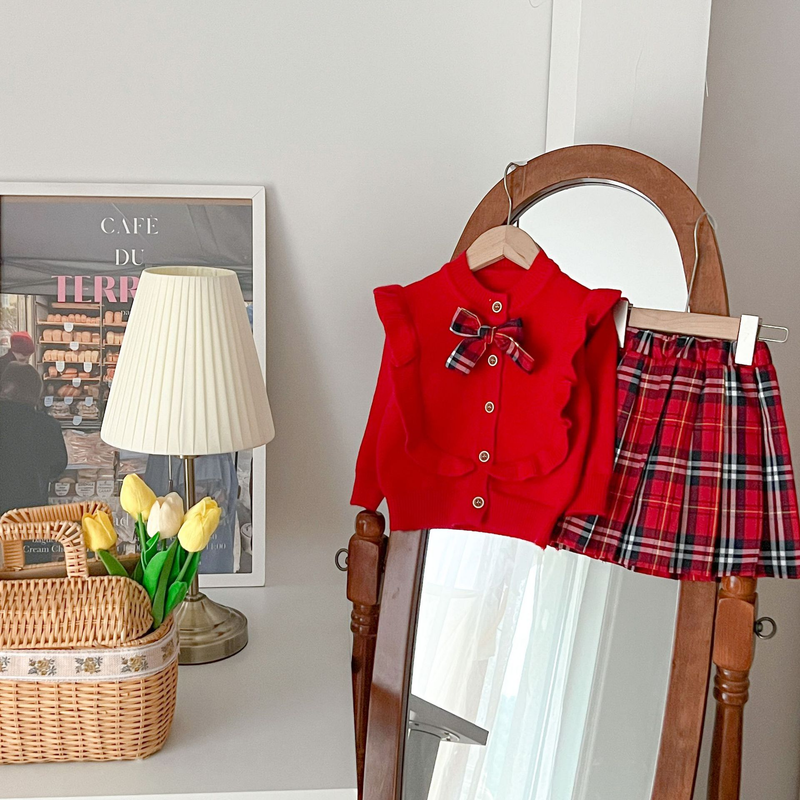 JINYONG Pullover Zweiteiler JK Neues Baby Prinzessin Kleid Mädchen Set Herbst Kinderkleidung_voghion.com