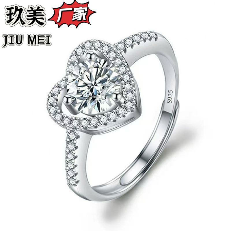 Anelli da donna, gioielli con moissanite, fede nuziale in zircone, anelli di coppia_voghion.com