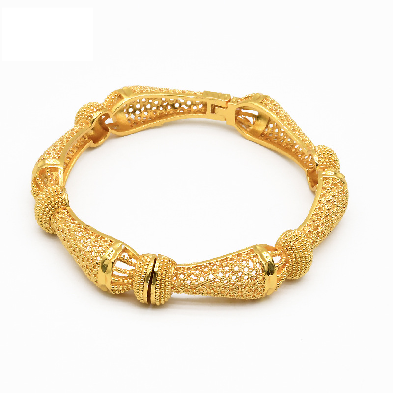 Gold-plated bracelet women's sales of sand gold bracelet_voghion.com