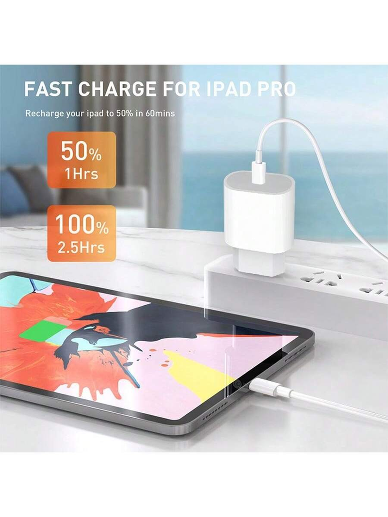 20-W-USB-C-Schnellladegerät mit 1,0 m langem USB-C-auf-Lightning-Kabel, kompatibel mit iPhone 14–11 Pro Max/Mini/iPad_voghion.com