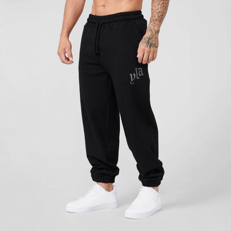 Men's Clothing New Men's Sports Pants Heavy Terry Embroidered Trousers Joggers Sports Fitness Pants With Cuffs_voghion.com